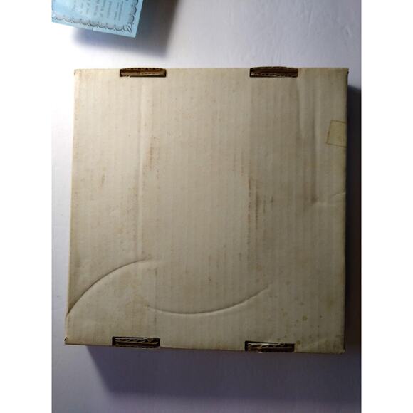 Vintage Carnival Glass blue Apollo 11 Space Astronaut Plate Wheaton Glass NASA - Picture 10 of 10